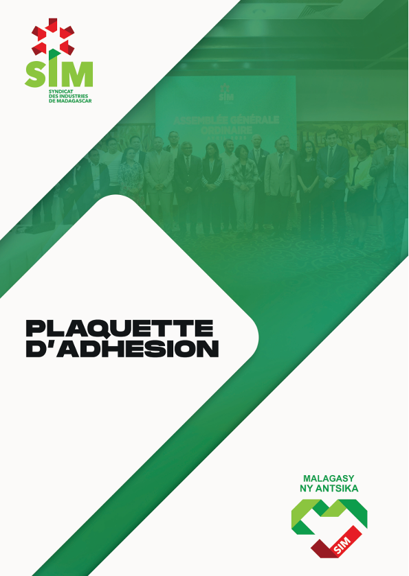 PLAQUETTE D'ADHESION - SIM